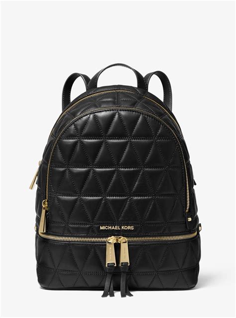 michael kors rhea quilted backpack.